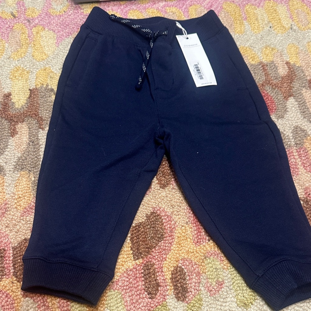 HP 🎉 NWT Janie and Jack Sweat Set & Socks - Picture 4 of 8